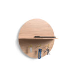 Wooden Round Key Holder Shelf - Image 3