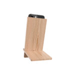 Wooden Vertical Mobile Stand with USB Hole Space - Image 3