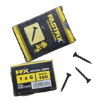 Fastfix 1+6 Black Screw