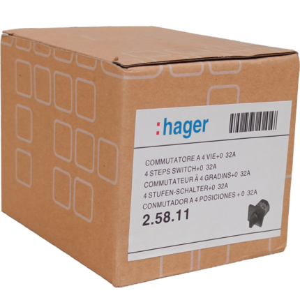 Hager 50A Knob Change Over 4P
