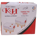 KH 3 Pin Light Plug Porcelain Shoo