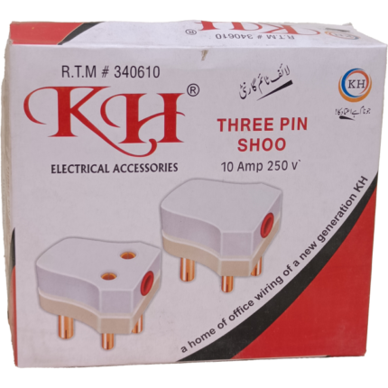 KH 3 Pin Light Plug Porcelain Shoo