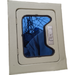 Metal DP 10" Blue Glass Lock
