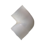 1" Elbow White L Bow