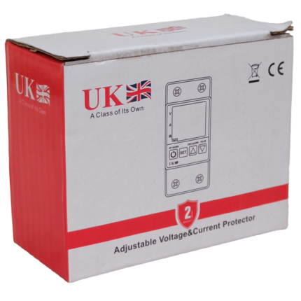 UK Adjustable V-A Digital Protector 2P
