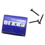 NHS 1 x 6 Black Screw