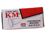 KM Convertor Holder B22 to E27