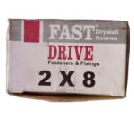 Fast Driver Black Screw 2" x 8