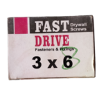 Fast Driver Black Screw 3" x 8