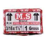 M.S Steel Screw Cycle Pech 1-1/2" x 3/16