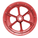 Plastic Pulli 8" 5mm Washing Machine Red