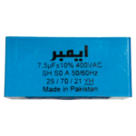 7.5uf Capacitor Amber