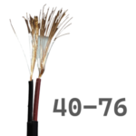 40-76 Flexible Round Black Full gauge