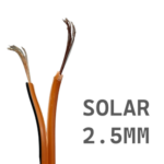Solar Wire Double 2.5mm Orange