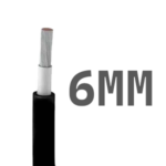 Solar Wire Single 6mm Black