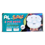 Three Pin Shoo Gool White