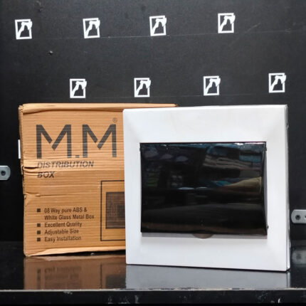 8P Metal DP Box ABS White MM