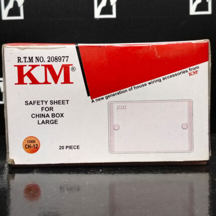Safety Sheet Cover China Box 6x3 KM