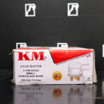 3 Pin Shoo Round Small Porcelian Base KM