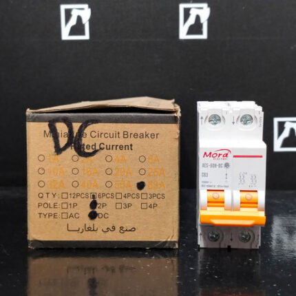 MCB DC Breaker 63a 2P Mora