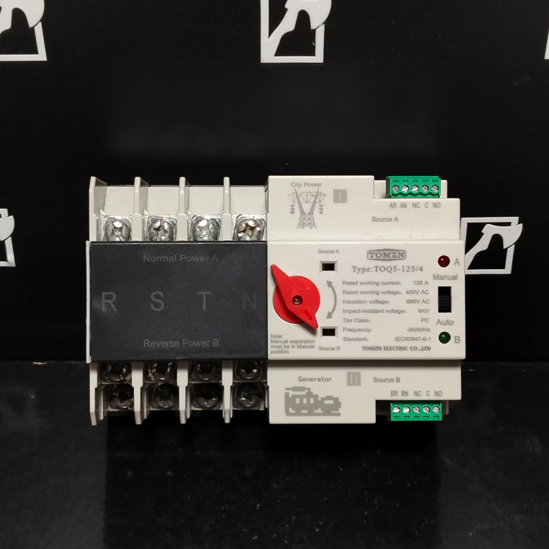 1786883361_ats-toq5-125a-4p-dual-power-automatic-transfer-switch-tomzn.jpg ATS TOQ5 125a 4P Dual Power Automatic Transfer Switch Tomzn - Image 1
