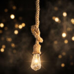 Rope Light Holder Black E27