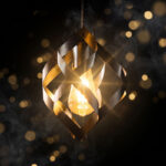 Infinity Shaped Metal Frame Light Holder E27