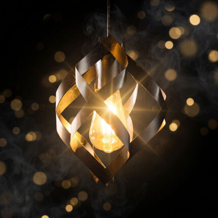 Infinity Shaped Metal Frame Light Holder E27