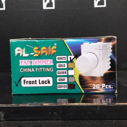 Piano Dimmer China Fitting Front Lock White Al-Saif